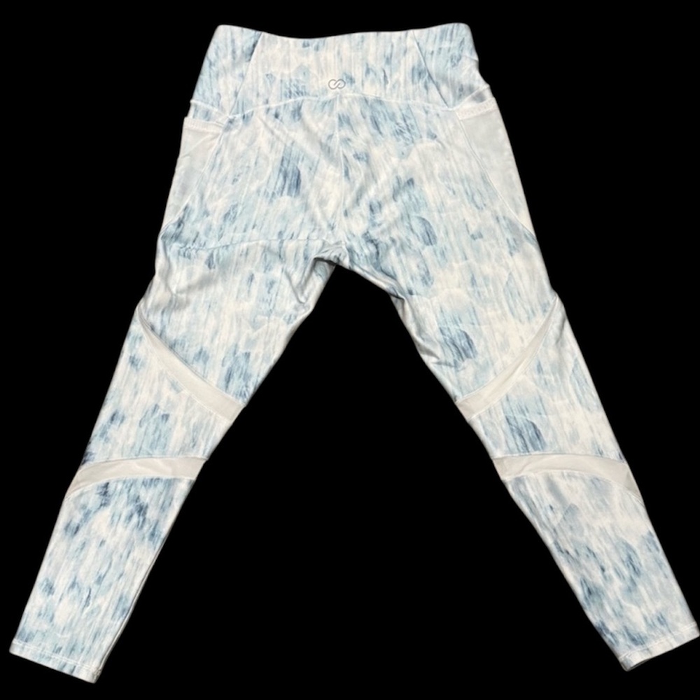 CALIA by Carrie Underwood Blue and White Leggings